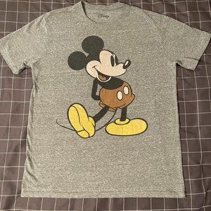 Disney Grey Mickey Mouse T Shirt Large